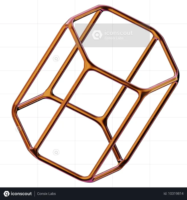 Hexágono  3D Icon