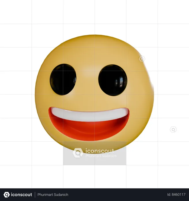 Hi Emoji 3D Icon