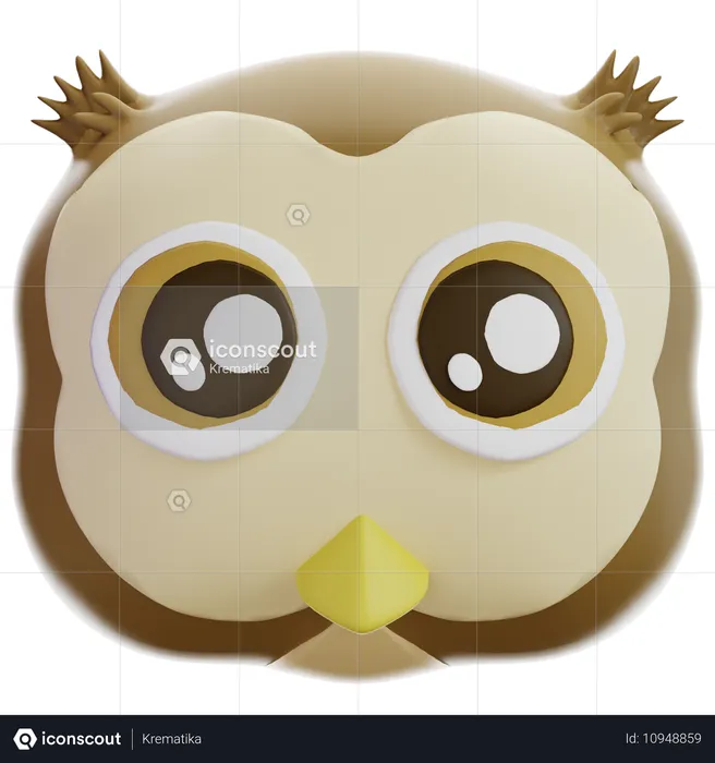 Hibou  3D Icon