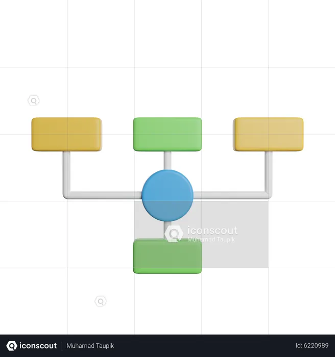 Hierarchie  3D Icon