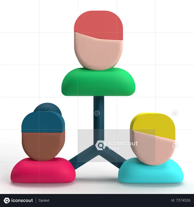 Hierarchy  3D Icon