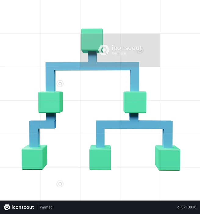 Hierarchy  3D Illustration