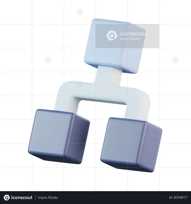Hierarcy  3D Icon
