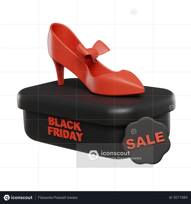 High Heels Discount  3D Icon