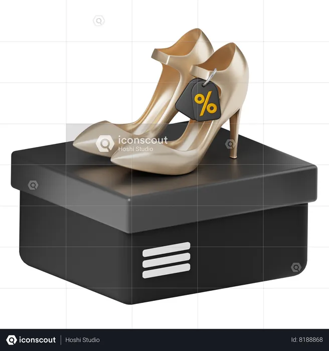 High Heels Sale  3D Icon