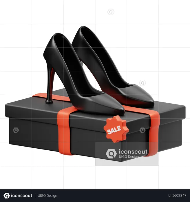 High Heels Sale  3D Icon