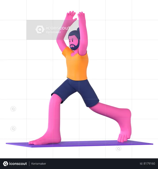 High Lunge  3D Icon