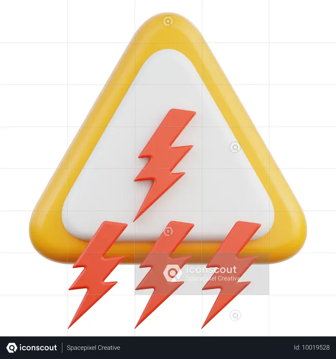 High Voltage  3D Icon