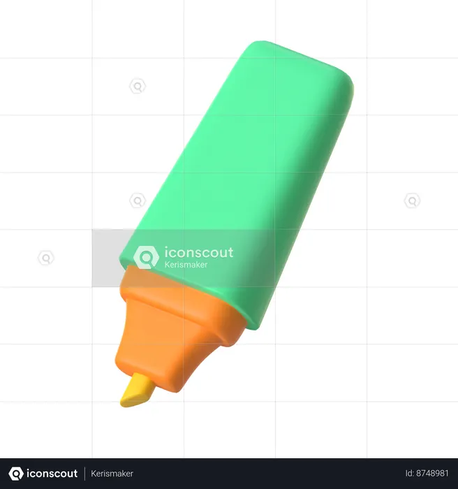 Highlighter  3D Icon