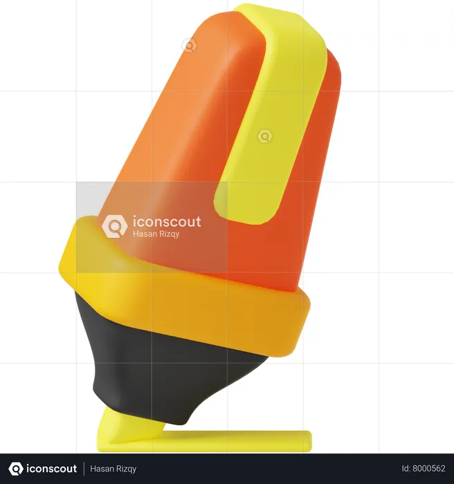 Highlighter  3D Icon