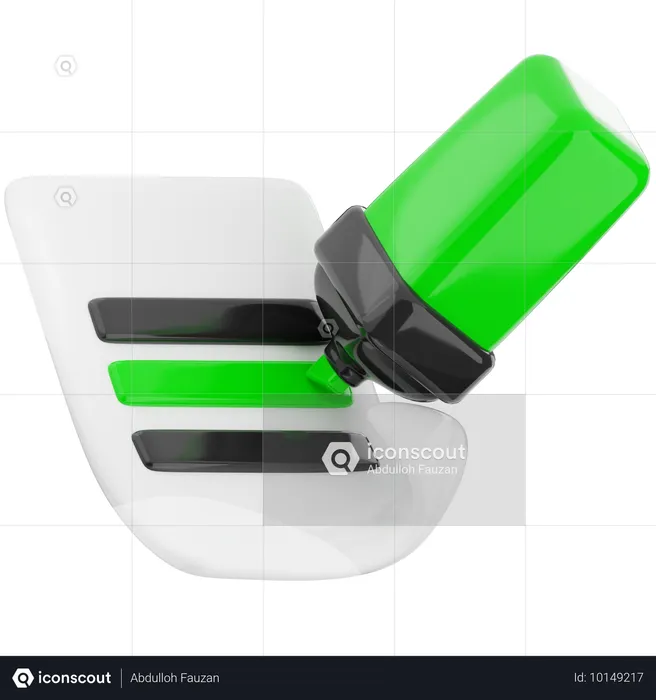 Highlighter  3D Icon