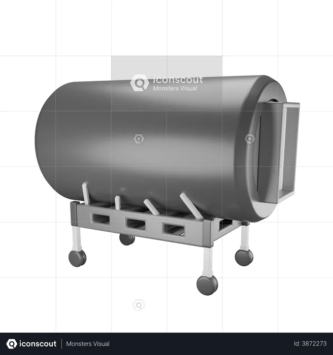 Higiene do espaço autônomo  3D Illustration