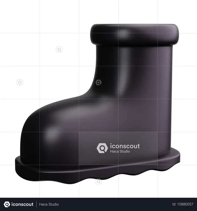 Hiking Boot  3D Icon