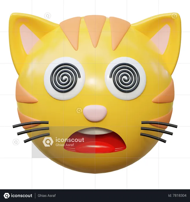 Hipnotizado Emoji 3D Icon