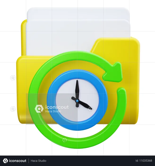 Histórico de transferência ftp  3D Icon