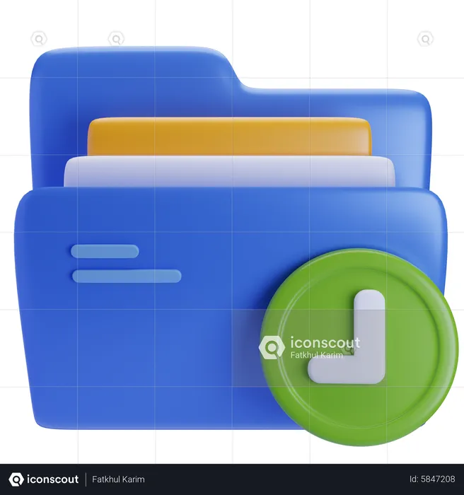 Documento histórico  3D Icon