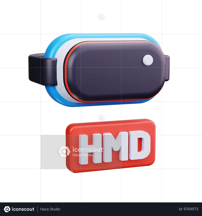 Hmd  3D Icon