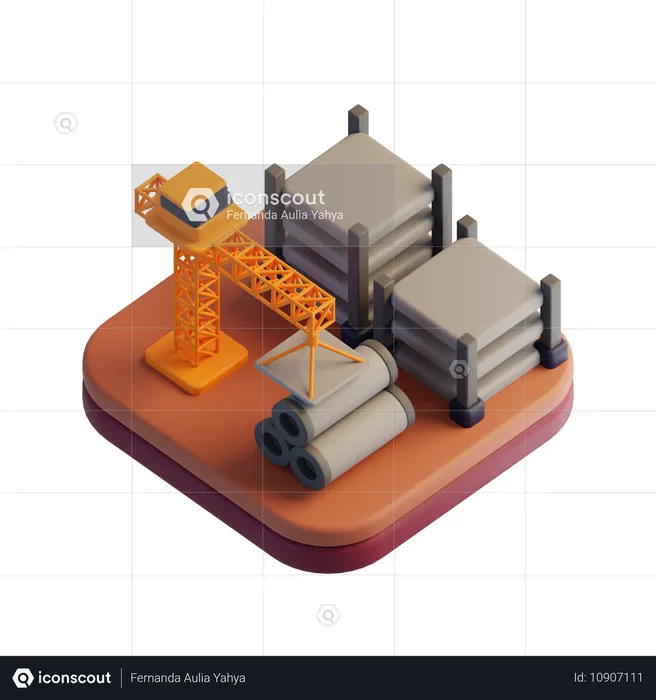 Bauen & Konstruktion  3D Icon