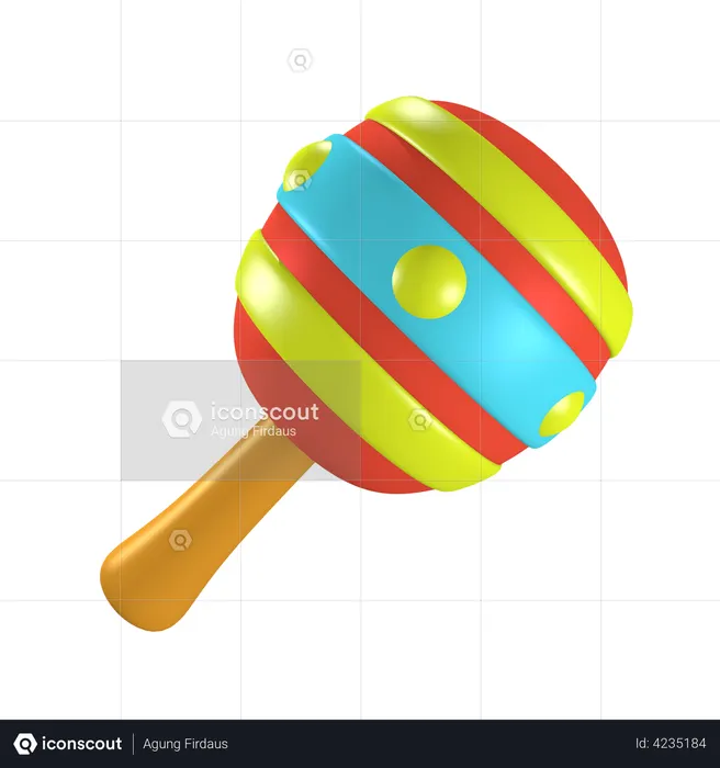 Hochet  3D Icon