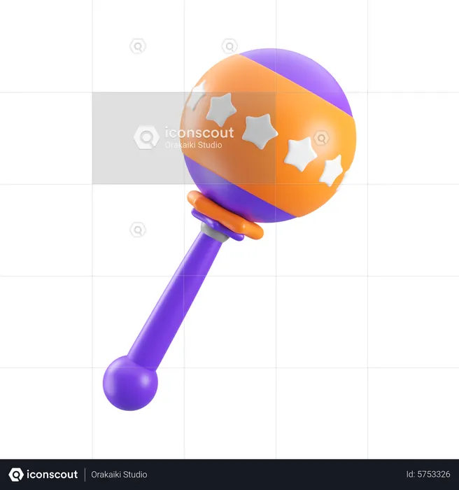 Hochet  3D Icon