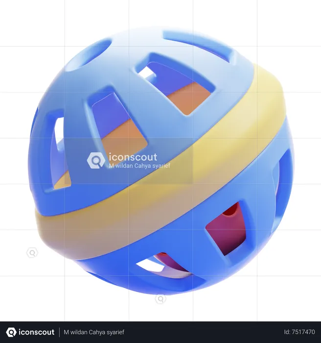 Hochet balle  3D Icon