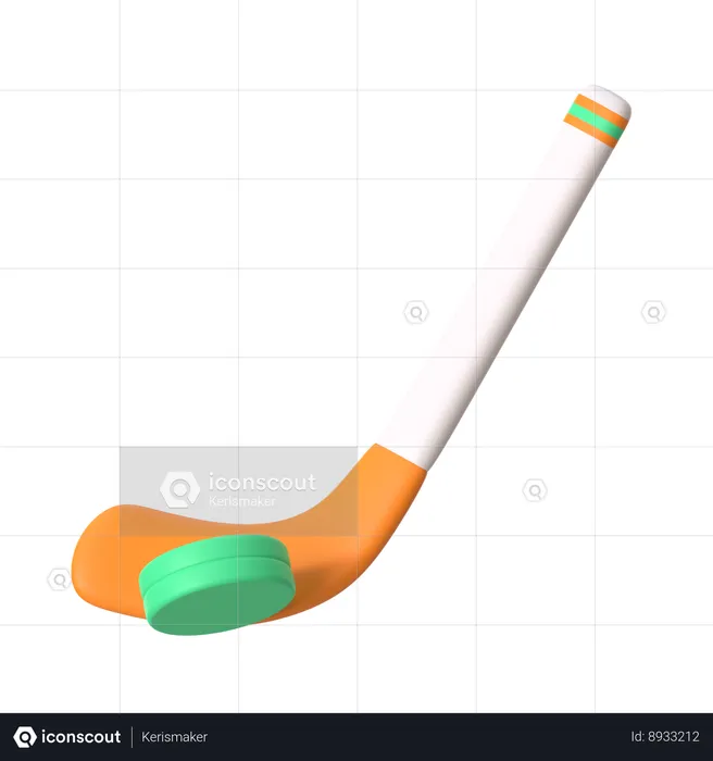 Hockey  3D Icon