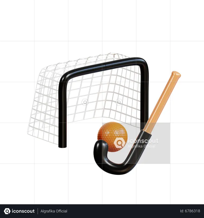 Hockey  3D Icon