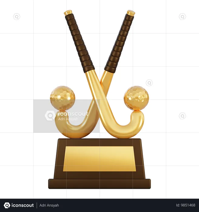 Hockey cup  3D Icon