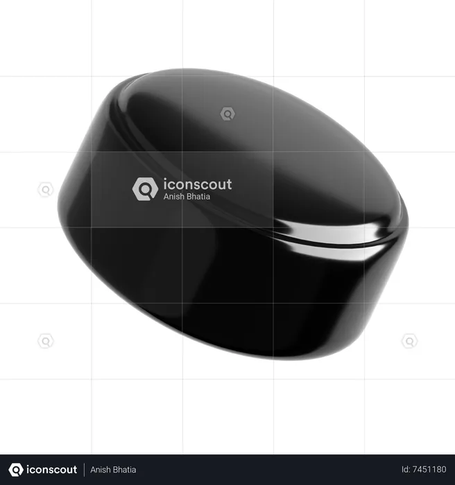 Hockey Puck  3D Icon