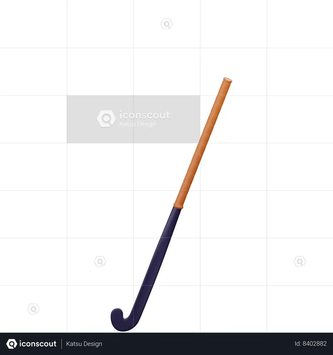 Hockey Stick  3D Icon