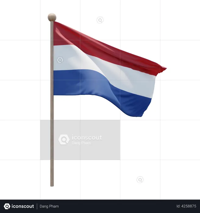 Mastro da Holanda Flag 3D Flag