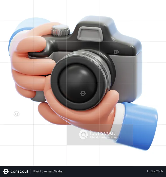 Holding Camera  3D Icon
