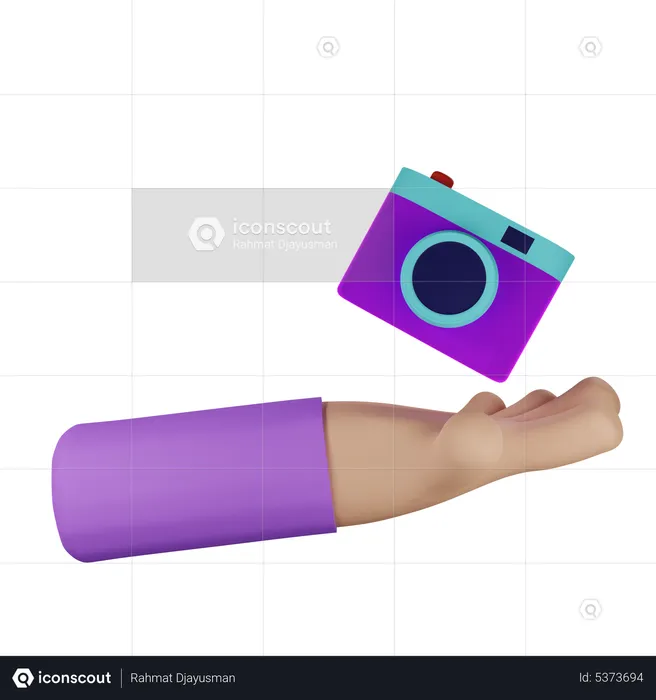 Holding Camera  3D Icon