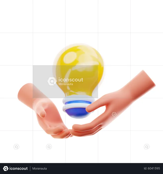 Holding Idea  3D Icon
