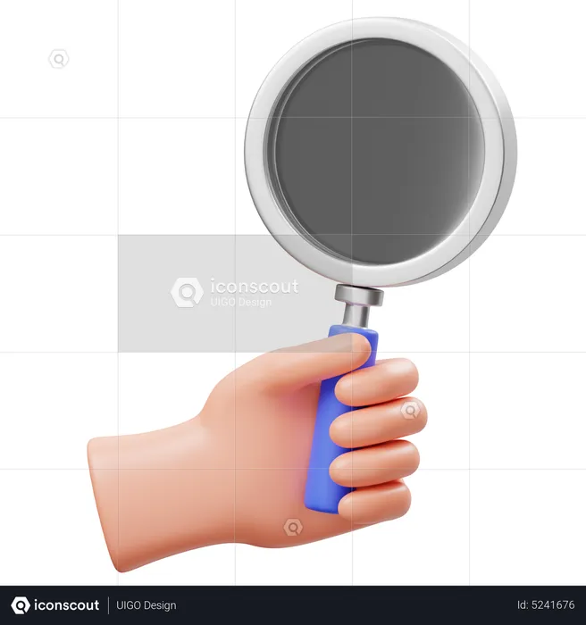 Holding Loop Hand Gesture  3D Icon