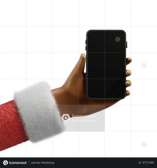 Holding Phone  3D Icon