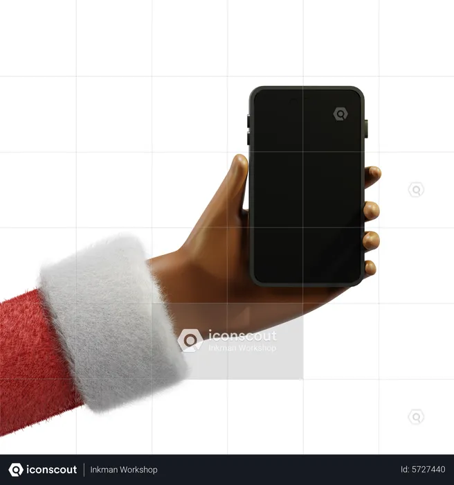 Tenir le téléphone  3D Icon