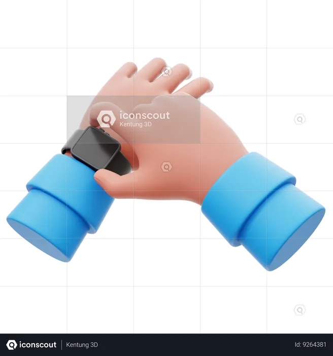 Holding Smartwatch Emoji 3D Icon