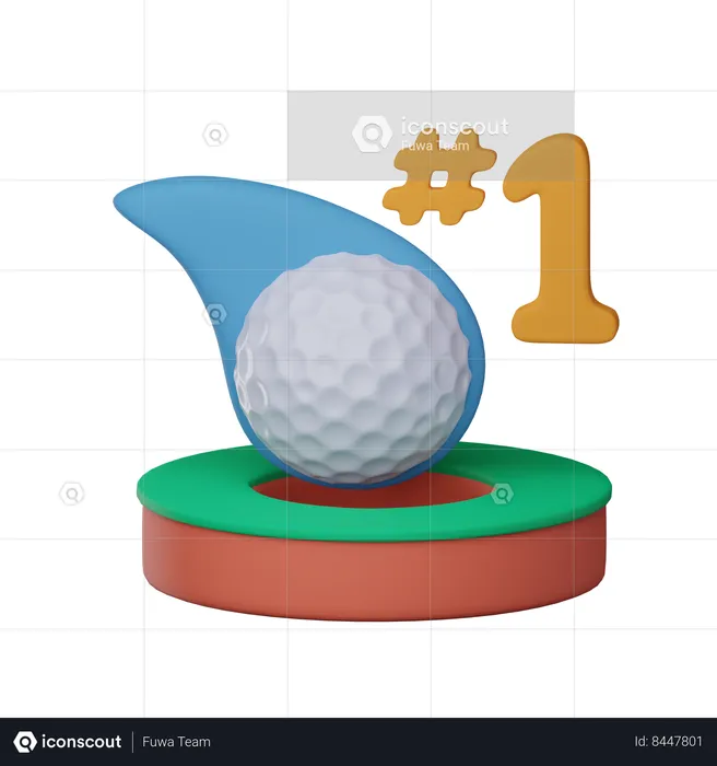 Hole In One  3D Icon