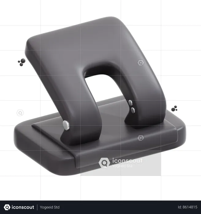 Hole Punch  3D Icon