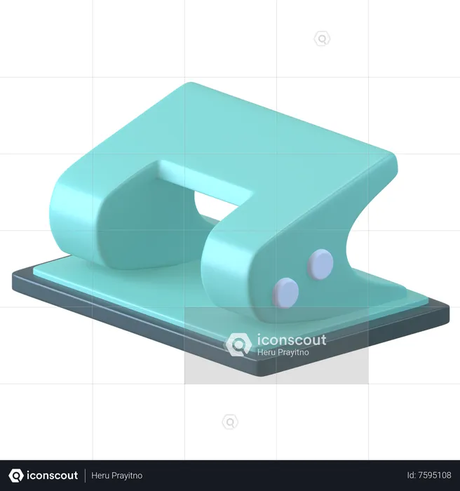 Hole Punch  3D Icon