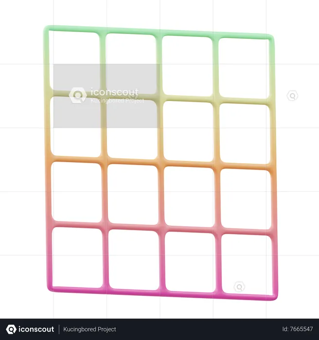 Hollow Windows  3D Icon