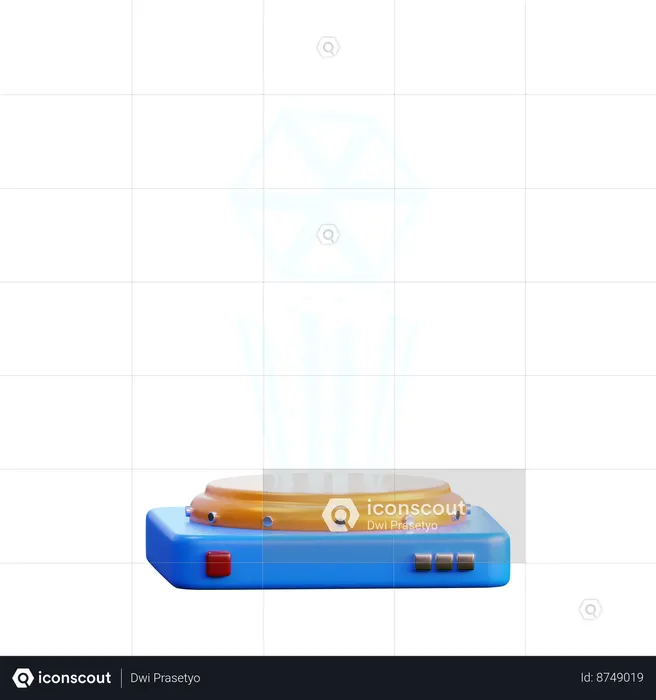 Hologram  3D Icon
