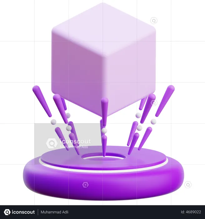 Hologram  3D Icon