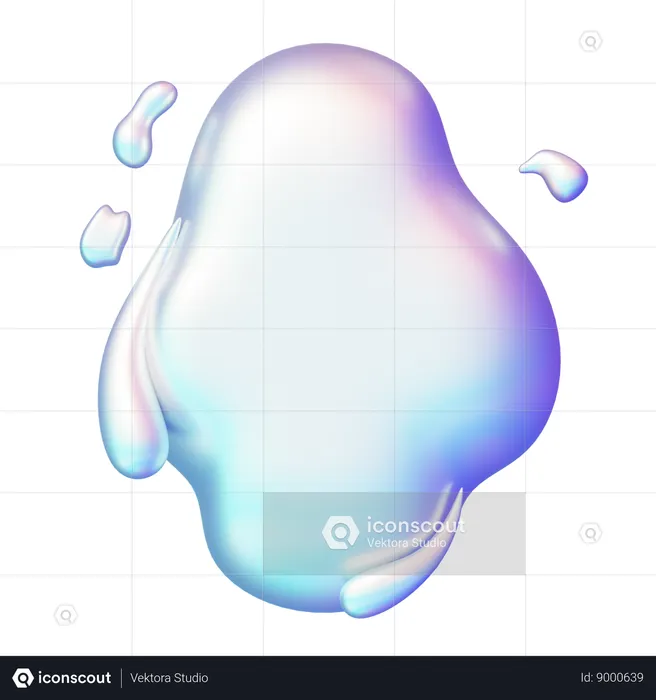 Hologram Shape  3D Icon