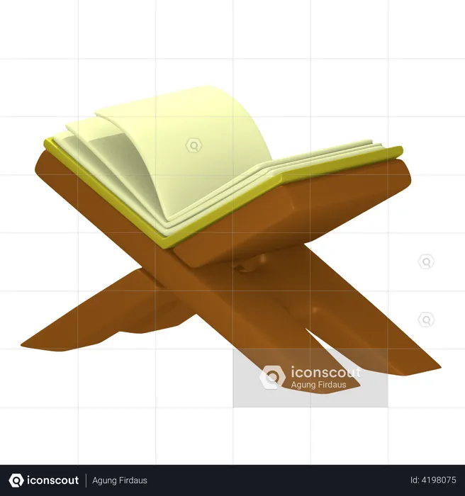 Holy Book  3D Illustration