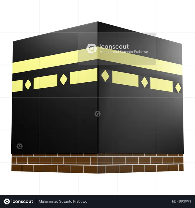 Holy Kaaba  3D Icon