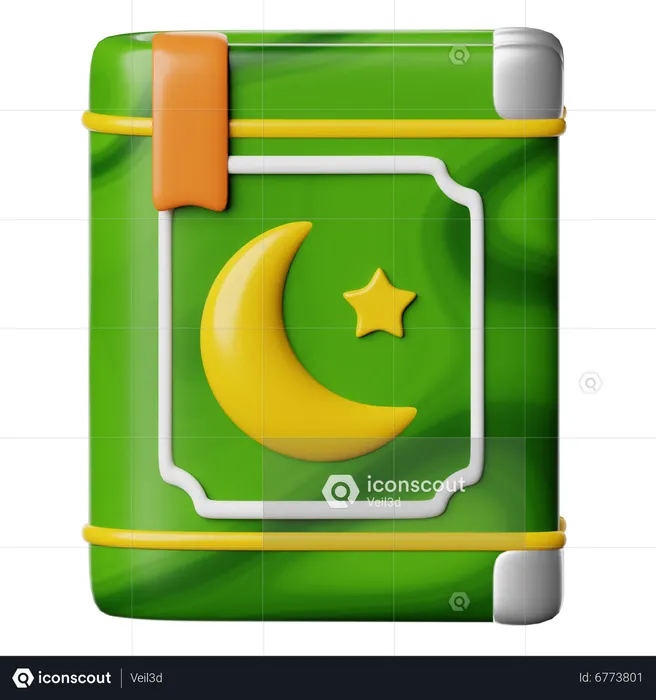 Holy Qur'an Book  3D Icon