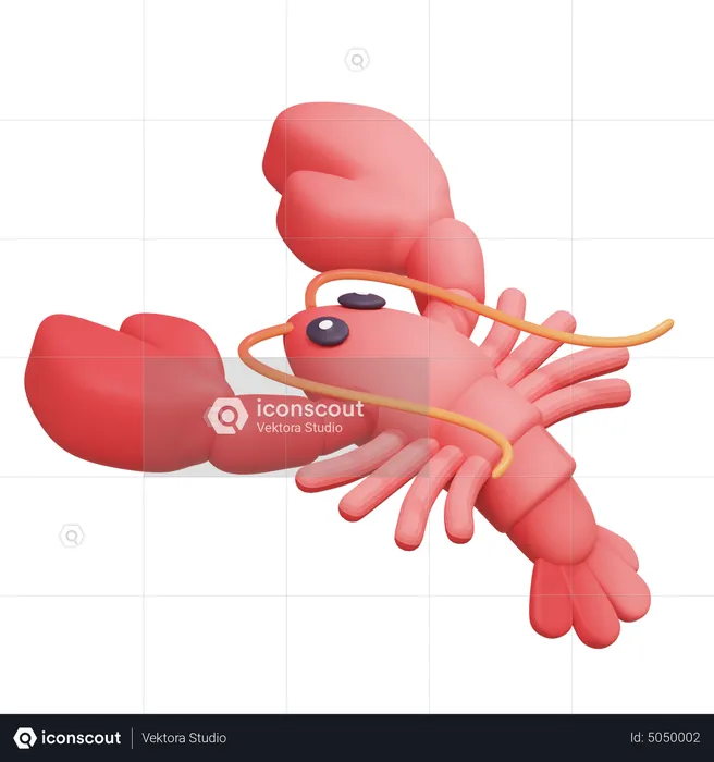 Homard  3D Icon