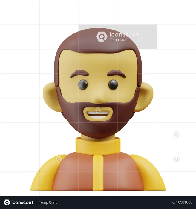 Hombre  3D Icon